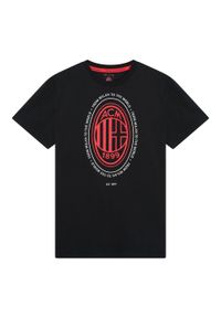 AC MILAN - Koszulka z logo AC Milan dla dzieci. Kolor: czarny. Sport: piłka nożna #1
