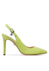 Sandały Solo Femme. Kolor: zielony