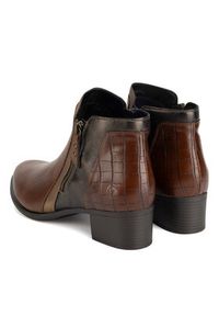 Remonte Botki R5172-23 Brązowy. Kolor: brązowy. Materiał: skóra #3