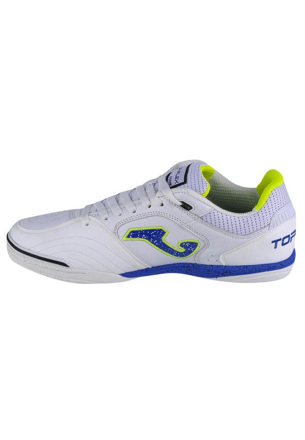 Buty halowe - halówki męskie, Joma Top Flex. Kolor: biały, niebieski, wielokolorowy. Sport: piłka nożna