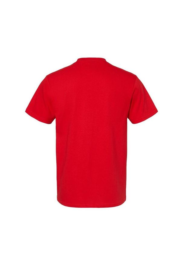 GILDAN - Koszulka Unisex Dla Dorosłych Softstyle Midweight. Kolor: czerwony. Materiał: bawełna. Sport: turystyka piesza