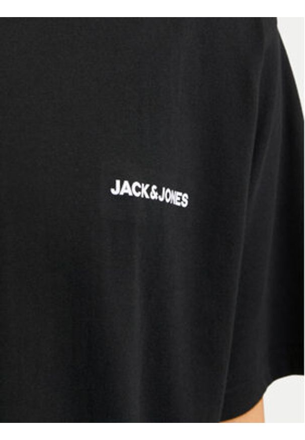 Jack & Jones Piżama Everest 12273633 Czarny Standard Fit. Kolor: czarny. Materiał: bawełna