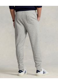 Ralph Lauren - RALPH LAUREN - Szare spodnie dresowe Jogger z logo. Kolor: szary. Materiał: dresówka. Wzór: haft #5