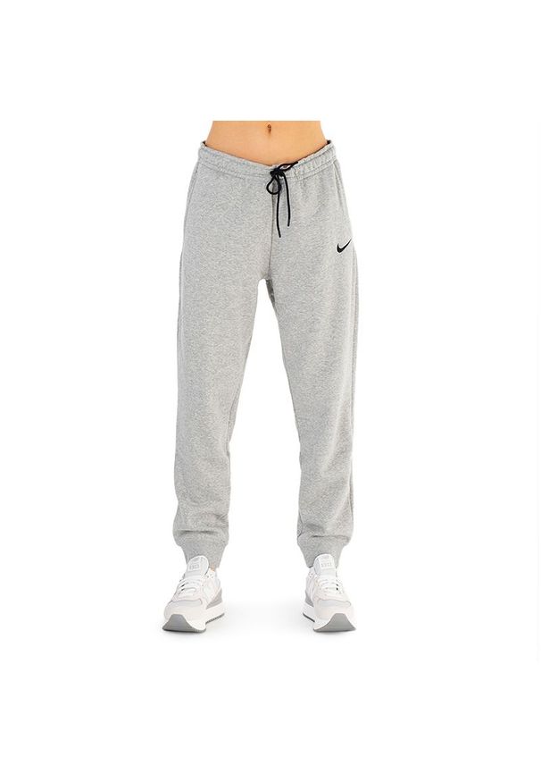 Spodnie Nike Park Women's Fleece Soccer CW6961-063 - szare. Kolor: szary. Materiał: bawełna, dresówka, poliester, dzianina. Sport: piłka nożna