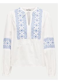 JDY Bluzka Lulu 15345478 Biały Regular Fit. Kolor: biały. Materiał: bawełna #5