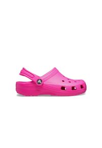 Kapcie Crocs Classic Clog K Dzieci. Okazja: na co dzień. Kolor: różowy. Sezon: lato. Styl: casual #1