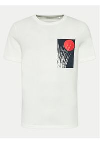 s.Oliver T-Shirt 2143915 Biały Regular Fit. Kolor: biały. Materiał: bawełna