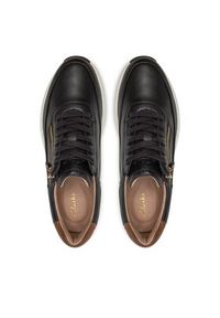 Clarks Sneakersy Tivoli Zip 26176648 Czarny. Kolor: czarny. Materiał: skóra #7