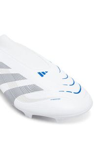 Adidas - adidas Buty do piłki nożnej Predator League Laceless Firm/Multi-Ground ID3860 Biały. Kolor: biały. Materiał: skóra