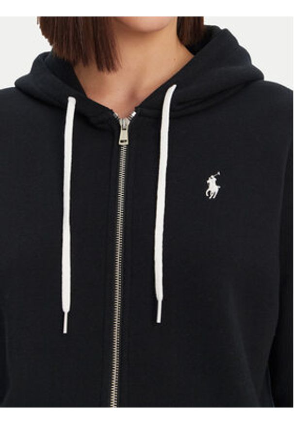 Polo Ralph Lauren Bluza 211943008003 Czarny Relaxed Fit. Typ kołnierza: polo. Kolor: czarny. Materiał: bawełna
