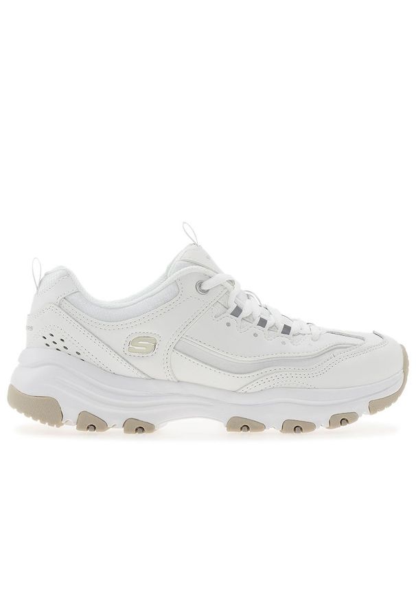 skechers - Buty damskie Skechers Iconic Unabashed 88888281WSL - białe. Zapięcie: sznurówki. Kolor: biały. Materiał: skóra, syntetyk, materiał, guma. Szerokość cholewki: normalna. Model: Skechers Sport