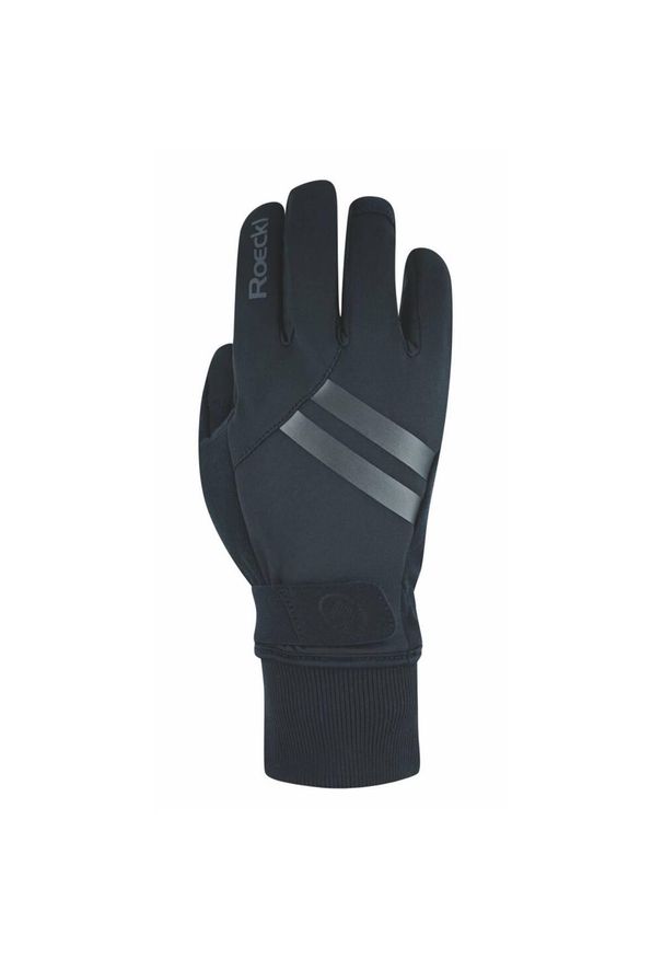 Długie rękawice Roeckl Ravensburg. Kolor: czarny. Sport: kolarstwo