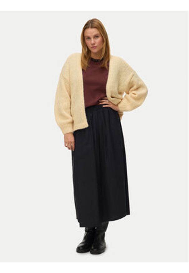 Vero Moda Kardigan Maybe 10273101 Żółty Oversize. Kolor: żółty. Materiał: syntetyk