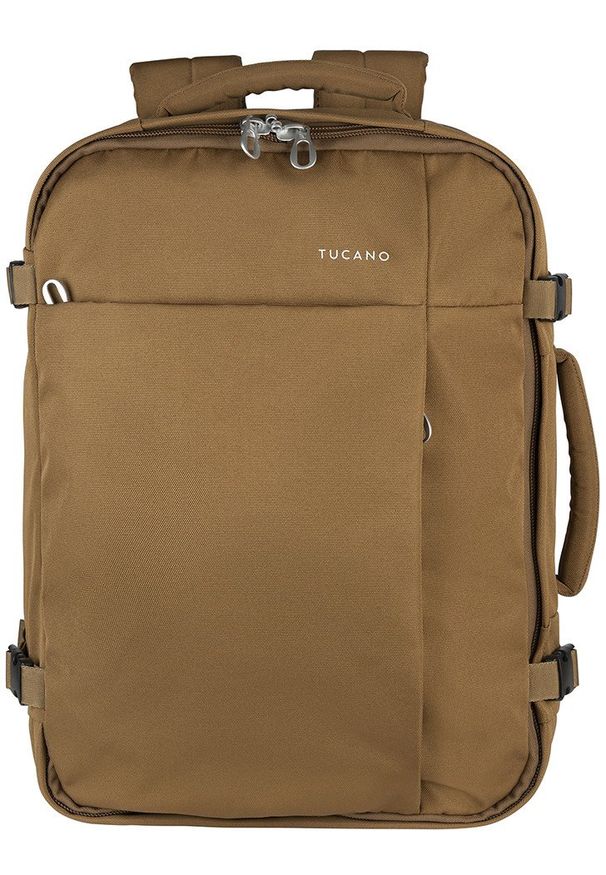 TUCANO - Plecak podróżny i na laptop 15,6" Tucano BKTUG-M-MC tanie linie lotnicze, piaskowy