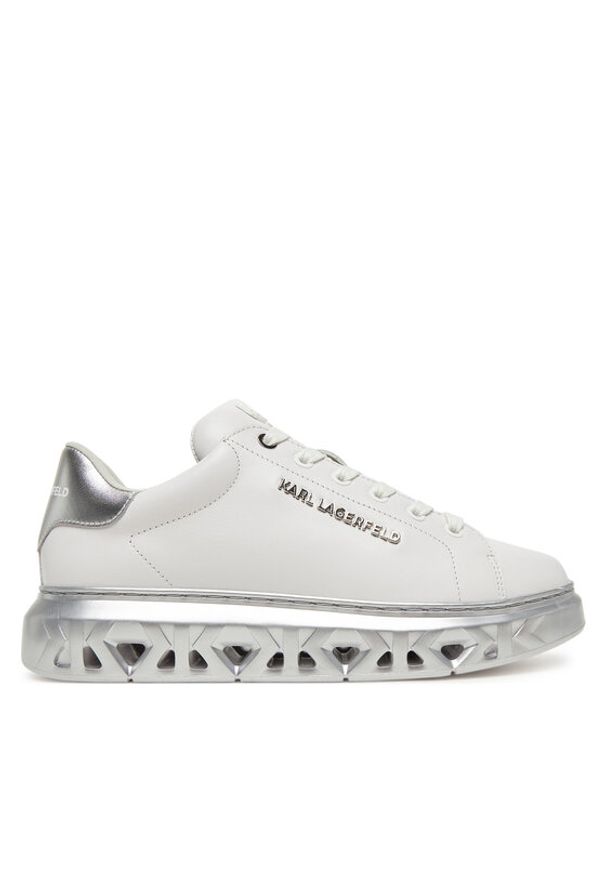 Karl Lagerfeld - KARL LAGERFELD Sneakersy KL64519A Biały. Kolor: biały. Materiał: skóra