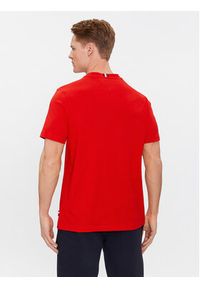 TOMMY HILFIGER - Tommy Hilfiger T-Shirt Monotype MW0MW33688 Czerwony Regular Fit. Kolor: czerwony. Materiał: bawełna #6