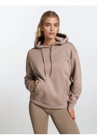 Sinsay - Bluza z kapturem - brązowy. Typ kołnierza: kaptur. Kolor: brązowy
