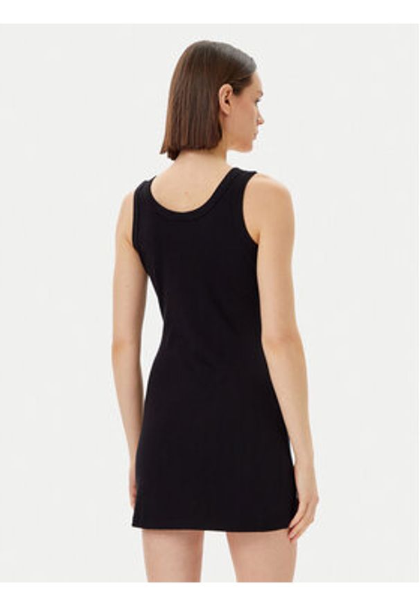 Guess Sukienka codzienna V5GK06 K8RT2 Czarny Slim Fit. Okazja: na co dzień. Kolor: czarny. Materiał: wiskoza. Typ sukienki: proste. Styl: casual