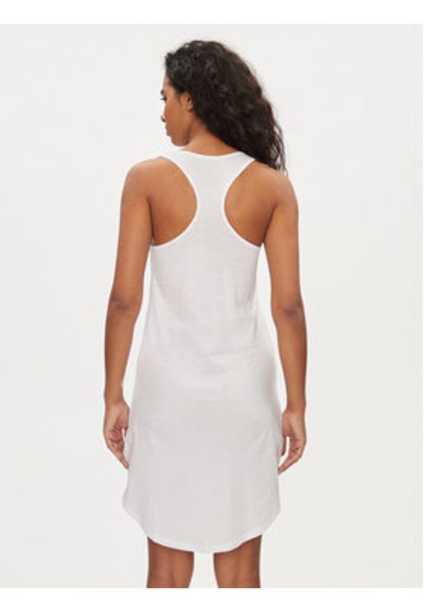 Guess Sukienka letnia E3GP03 JA914 Biały Slim Fit. Okazja: na plażę. Kolor: biały. Materiał: bawełna. Sezon: lato