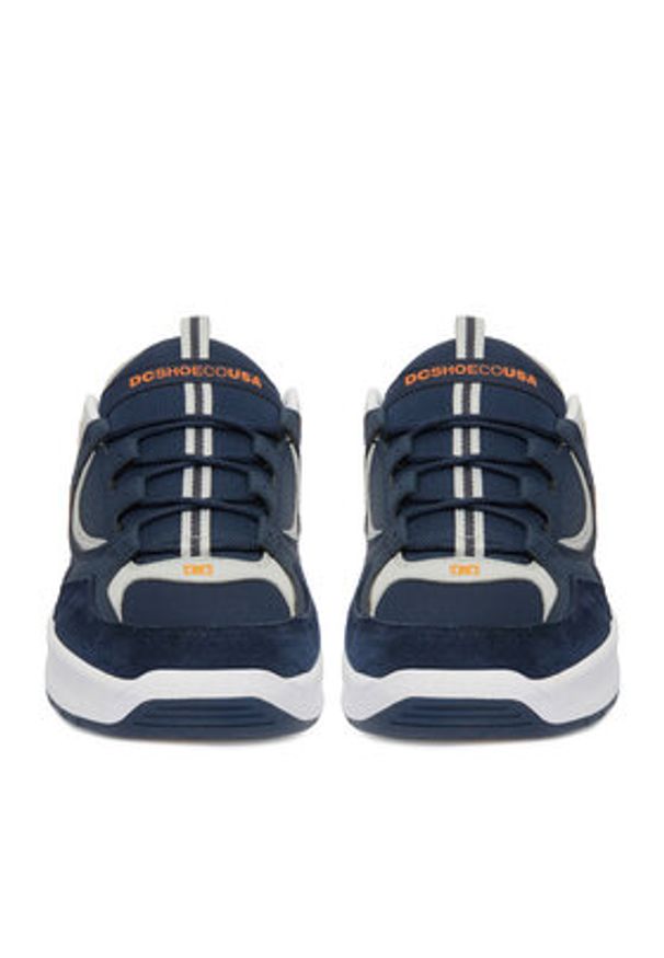 DC Shoes Sneakersy DC01721410 Granatowy. Kolor: niebieski. Materiał: skóra, zamsz