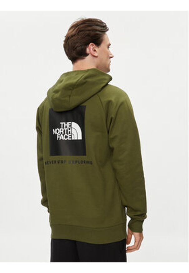 The North Face Bluza Redbox NF0A2ZWU Zielony Regular Fit. Kolor: zielony. Materiał: bawełna