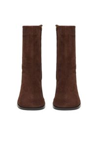 Gino Rossi Botki EO-ZOYA-121046S Brązowy. Kolor: brązowy. Materiał: zamsz, skóra #7