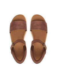 skechers - Skechers Sandały Bobs Sun Vibe 114423/CHOC Brązowy. Kolor: brązowy. Materiał: skóra #3