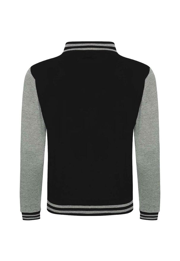 AWDIS - Kurtka Unisex Varsity Dla Dorosłych. Kolor: wielokolorowy, czarny, szary