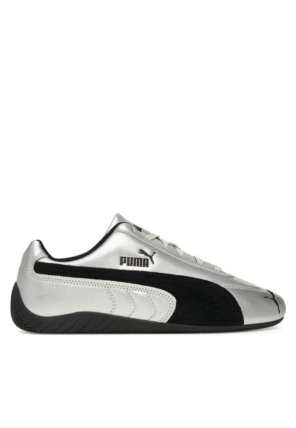 Puma Sneakersy Speedcat Metallic 403689 01 M Srebrny. Kolor: srebrny. Materiał: skóra