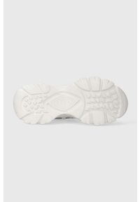 Steve Madden sneakersy Miracles kolor biały SM11002303. Nosek buta: okrągły. Zapięcie: sznurówki. Kolor: biały. Materiał: guma. Obcas: na platformie #2