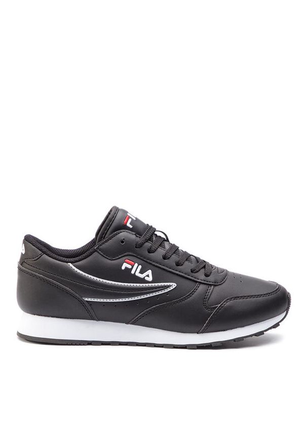 Fila Sneakersy Orbit Low 1010263.25Y Czarny. Kolor: czarny. Materiał: skóra