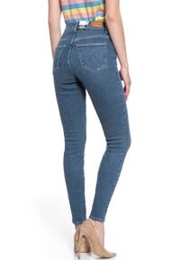 Wrangler - WRANGLER HIGH RISE SKINNY USED TINT W27HTX50H. Stan: podwyższony #4