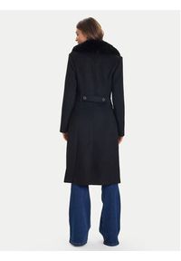 Guess Płaszcz wełniany W5BL19 W2642 Czarny Regular Fit. Kolor: czarny. Materiał: syntetyk #5