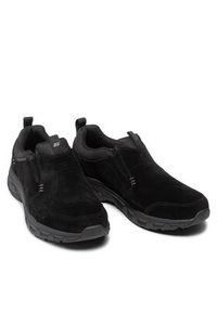 skechers - Skechers Półbuty Rydock 237282/BBK Czarny. Kolor: czarny. Materiał: skóra, zamsz #3