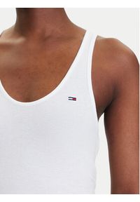 Tommy Jeans Top DW0DW20917 Biały Regular Fit. Kolor: biały #4