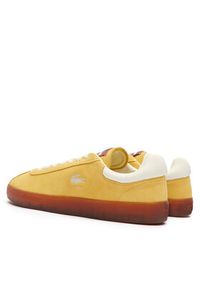 Lacoste Sneakersy Basehot Leather 747SMA0041 Żółty. Kolor: żółty #3