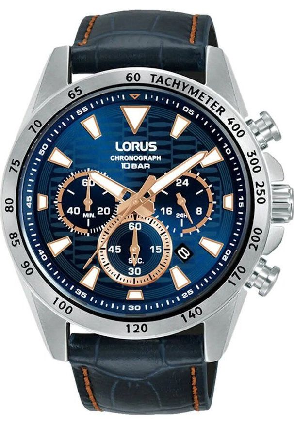 Zegarek Lorus chronograf męski RT359KX9 stalowy wodoszczelny .. Kolor: szary