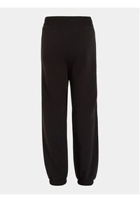 Calvin Klein Jeans Spodnie dresowe Intrasia Logo IB0IB02081 Czarny Regular Fit. Kolor: czarny. Materiał: bawełna #5