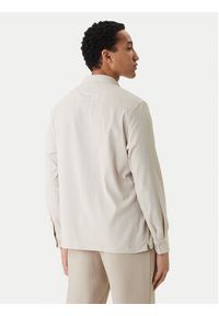 Calvin Klein Koszula LV04LF108G Beżowy Classic Fit. Kolor: beżowy. Materiał: syntetyk #4