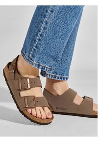 Birkenstock Sandały Milano Bs 0634503 Brązowy. Kolor: brązowy. Materiał: skóra #5