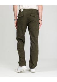MARCUS - Męskie Spodnie Materiałowe Marcus Gerry Cargo 5052 Olive Green 16-200145. Materiał: materiał #3