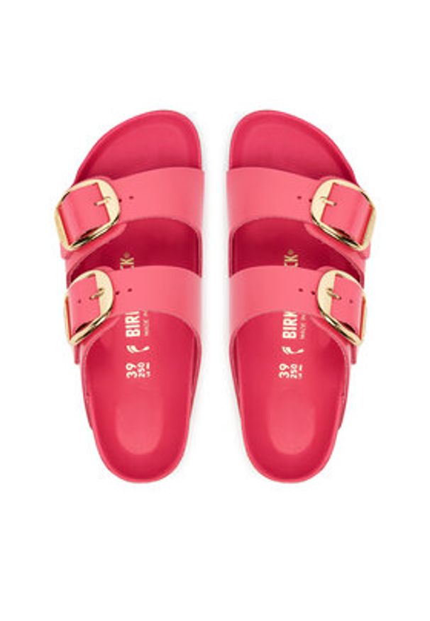 Birkenstock Klapki Arizona Big Buckle Hex 1031856 Różowy. Kolor: różowy. Materiał: skóra