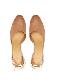Castañer Espadryle Carina/8/250 025337 Beżowy. Kolor: beżowy. Materiał: skóra