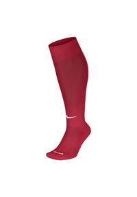 Nike - Męskie Klasyczne Skarpety Piłkarskie DriFIT. Kolor: czerwony. Sport: piłka nożna