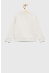 GAP bluza dziecięca kolor beżowy wzorzysta. Okazja: na co dzień. Kolor: beżowy. Materiał: poliester, dzianina. Styl: casual #3