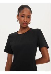 Marella Sukienka codzienna Patto 2423226123 Czarny Regular Fit. Okazja: na co dzień. Kolor: czarny. Materiał: syntetyk. Typ sukienki: proste. Styl: casual