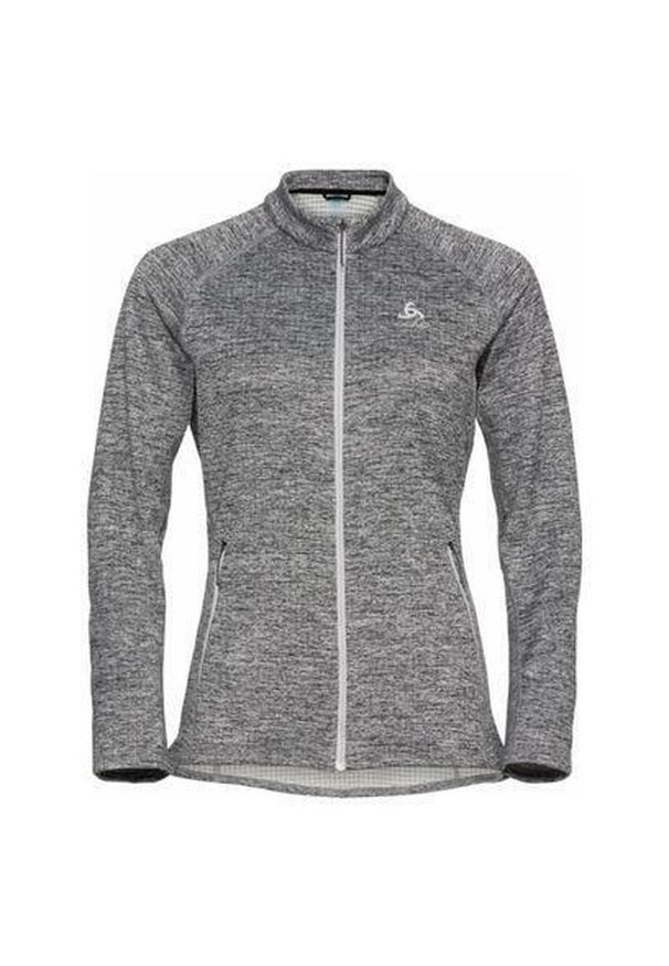 Bluza damska Odlo Mid layer full zip TENCIA. Kolor: wielokolorowy, czarny, szary