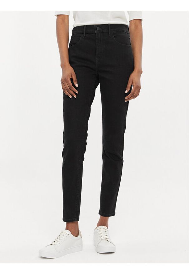 Wrangler Jeansy Arachne 112332390 Czarny Skinny Fit. Kolor: czarny