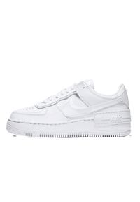 Nike - Buty do chodzenia dla dorosłych Air Force 1 Shadow Triple White. Zapięcie: sznurówki. Kolor: biały. Materiał: skóra, syntetyk, materiał, tkanina. Szerokość cholewki: normalna. Model: Nike Air Force. Sport: turystyka piesza #1