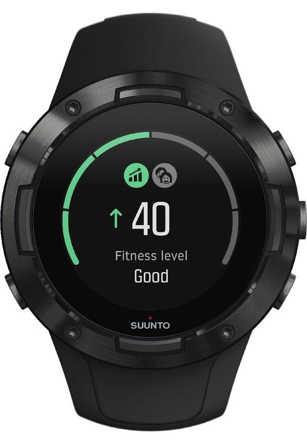 SUUNTO - Zegarek sportowy Suunto 5 Czarny (SS050299000). Kolor: czarny. Styl: sportowy